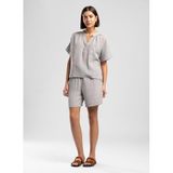 Lee Cooper Sarına Şort, M, 262 LCF 221007, BEYAZ, Kadın