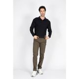 Lee Cooper Sirius Erkek %100 Pamuk Polo Yaka Sweatshirt Lacivert