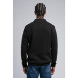 Lee Cooper Sirius Erkek %100 Pamuk Polo Yaka Sweatshirt Siyah