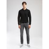 Lee Cooper Sirius Polo Yaka Sweatshirt Siyah, S, 261 LCM 241036, SİYAH, erkek