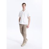 Lee Cooper Slim Straight Chino Pantolon, 36-32, 5003354714, Camel, Erkek