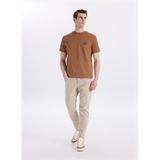 Lee Cooper Slim Tapered Chino Pantolon, 33/27, 5003354754, Bej, Erkek