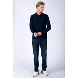Lee Cooper Soon Erkek %100 Pamuk Uzun Kol T-Shirt Lacivert - 004-Mavi