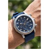 Lee Cooper Spor Erkek Kol Saati | Mavi Kadran, 49MM Büyük Kasa, Çok Fonksiyonlu, 5ATM