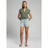 Lee Cooper Standart Bel Mom Fit Kadın Denim Şort 252 LCF 121028 HOLLY 2 DENIM