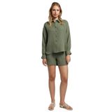 Lee Cooper Standart Bel Rahat Haki Kadın Şort 252 LCF 221008 TRACY HAKİ