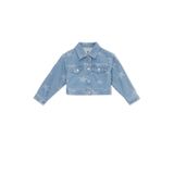 Lee Cooper Star Kız Çocuk %100 Pamuk Jean Ceket Denim