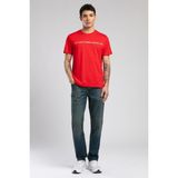 Lee Cooper Stew Erkek %100 Pamuk O Yaka T-Shirt Kırmızı - 604-Kırmızı