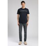 Lee Cooper Stew Erkek %100 Pamuk O Yaka T-Shirt Lacivert - 004-Mavi