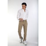 Lee Cooper Stow Normal Bel Dar Kesim Düz Paça Bej Erkek Pantolon