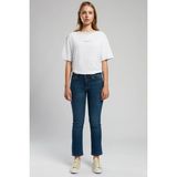 Lee Cooper Susie Yüksek Bel Normal Kesim Düz Paça Mavi Kadın Jean Pantolon - 26 / 28