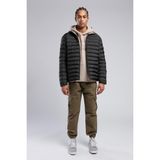 Lee Cooper Terra Erkek Dik Yaka Çift Taraflı Şişme Mont Siyah - 2XL