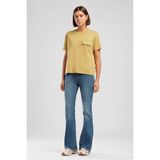 Lee Cooper Tıpsy Kadın Baskılı Bisiklet Yaka T-Shirt Yeşil - M