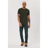 Lee Cooper Twingo Erkek %100 Pamuk O Yaka Pike T-Shirt Haki - 10-Yeşil