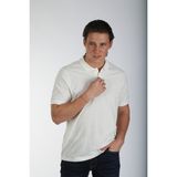 Lee Cooper Twins 1 Erkek %100 Pamuk Pike Polo Yaka T-Shirt Ekru - 2XL - Beyaz