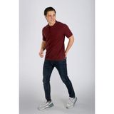 Lee Cooper Twins 1 Erkek %100 Pamuk Pike Polo Yaka T-Shirt Mürdüm - XL - 044-Mor