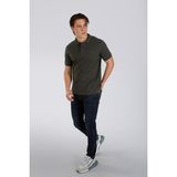 Lee Cooper Twins 1 Erkek %100 Pamuk Pike Polo Yaka T-Shirt Olive - 2XL - 10-Yeşil