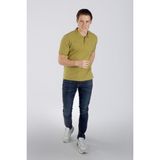 Lee Cooper Twins 1 Erkek %100 Pamuk Pike Polo Yaka T-Shirt Yağ Yeşili - 2XL - 10-Yeşil