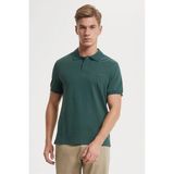 Lee Cooper Twins Erkek %100 Pamuk Polo Yaka T-Shirt Koyu Yeşil - 10-Yeşil