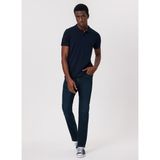 Lee Cooper Twins Erkek %100 Pamuk Polo Yaka T-Shirt Lacivert - 2XL - Mavi