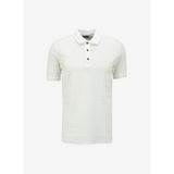 Lee Cooper Tylen Erkek %100 Pamuk Polo Yaka T-Shirt Ekru - Beyaz