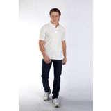 Lee Cooper Tylen Erkek %100 Pamuk Polo Yaka T-shirt Ekru