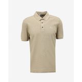 Lee Cooper Tylen Erkek %100 Pamuk Polo Yaka T-Shirt Koyu Bej - 2XL - Beyaz