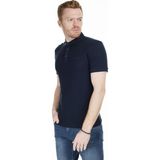 Lee Cooper Tylen Erkek %100 Pamuk Polo Yaka T-Shirt Lacivert