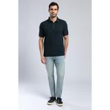 Lee Cooper Tyler Erkek %100 Pamuk Polo Yaka T-Shirt Lacivert - 004-Mavi