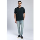 Lee Cooper Tyler Erkek %100 Pamuk Polo Yaka T-Shirt Lacivert
