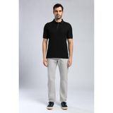 Lee Cooper Tyler Erkek %100 Pamuk Polo Yaka T-Shirt Siyah - 05-Siyah