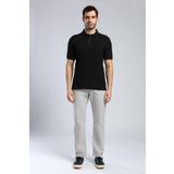 Lee Cooper Tyler Erkek %100 Pamuk Polo Yaka T-Shirt Siyah