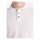 Lee Cooper TYLER Erkek Regular Fit Basic Polo Yaka T-Shirt Beyaz