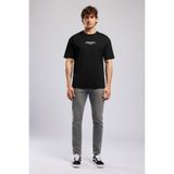Lee Cooper ULRIC Loose%100 Pamuk Baskılı Bisiklet Yaka T-Shirt Siyah, S, 262 LCM 242019, SİYAH, Erkek