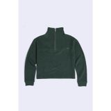 Lee Cooper Vegas Kadın Dik Yaka Sweatshirt Yeşil