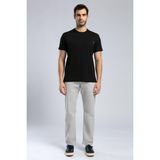 Lee Cooper Vincent Erkek %100 Pamuk O Yaka T-Shirt Siyah - 05-Siyah