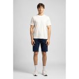 Lee Cooper VINCENT Erkek Regular Fit %100 Pamuk Basic Bisiklet Yaka T-Shirt Beyaz - Ekru