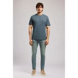 Lee Cooper Vıncent Erkek Regular Fit %100 Pamuk Basic Bisiklet Yaka T-Shirt Mavi - 004-Mavi
