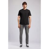 Lee Cooper VINCENT Erkek Regular Fit %100 Pamuk Basic Bisiklet Yaka T-Shirt Siyah