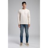 Lee Cooper Wayne Erkek O Yaka Sweatshirt Bej