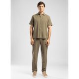 Lee Cooper Weost Loose Kısa Kol Gömlek Yeşil, XL, 262 LCM 241013, YEŞİL, Erkek