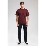 Lee Cooper West Erkek O Yaka T-Shirt Mor - 044-Mor