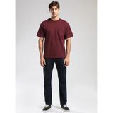 Lee Cooper West Erkek O Yaka T-Shirt Mor