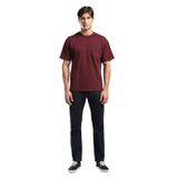 Lee Cooper West O Yaka T-Shirt Mor, M, 261 LCM 242003, MÜRDÜM, Erkek
