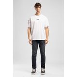 Lee Cooper Wılder Erkek Regular Fit %100 Pamuk Baskılı Bisiklet Yaka T-Shirt Beyaz - XL