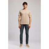 Lee Cooper WILDER Regular Fit%100 Pamuk Baskılı Bisiklet Yaka T-Shirt Kahverengi, 2XL, 262 LCM 242051, KAHVERENGİ, Erkek