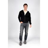 Lee Cooper Willy Erkek Kapüşonlu Polar Mont - Siyah