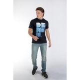 Lee Cooper Wince Erkek %100 Pamuk O Yaka T-Shirt Siyah - 004-Mavi