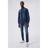 Lee Cooper Wolker 2 Erkek %100 Pamuk Jean Gömlek Denim - S - Mavi