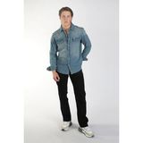 Lee Cooper Wolker Ekek Jean Gömlek Melora Db Light - 2XL - Mavi